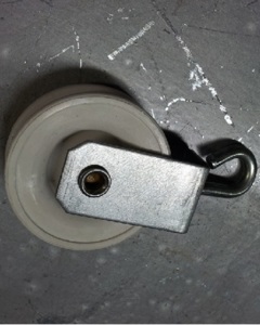 Plastic pulley 45mm 45kg